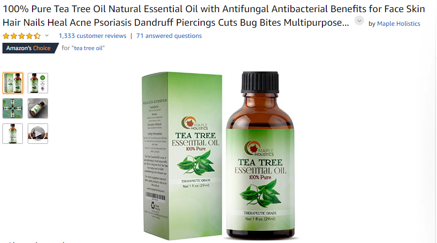 tea tree oil 