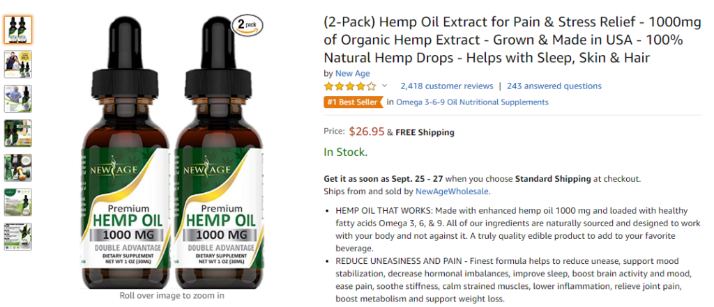 best anti-inflammatory supplements - hemp & cbd