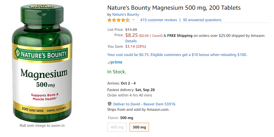 best sleep supplement - nature's bounty