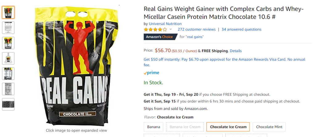 best weight gain supplements for skinny guys - real gains 