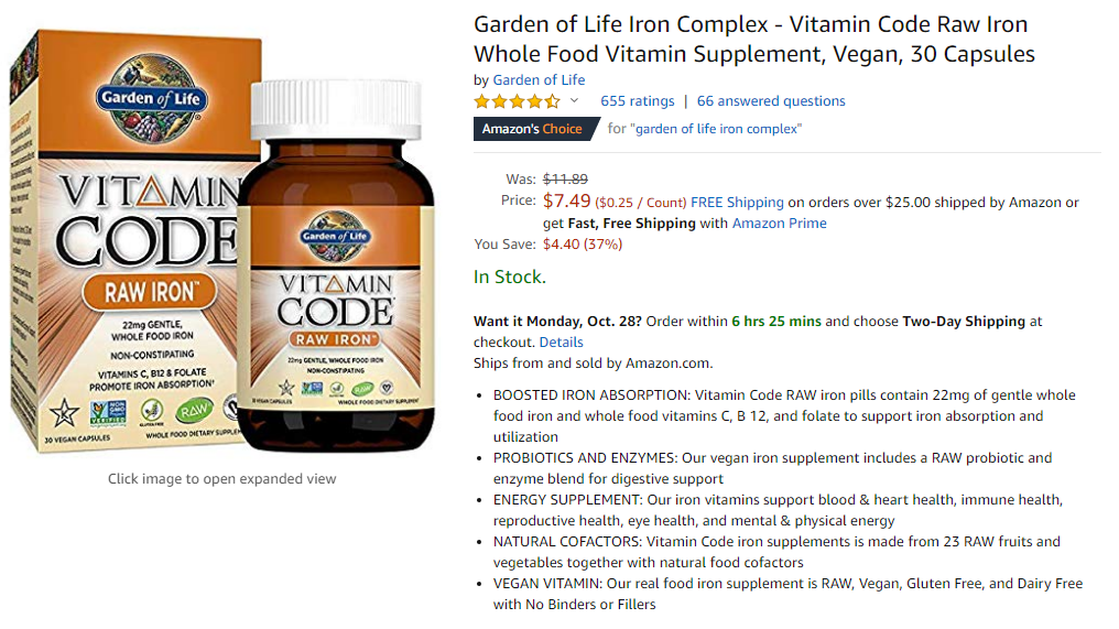 Best Iron Supplement for Anemia: Our Top 5 on Amazon ...