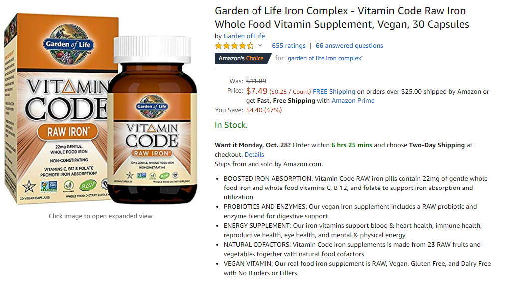 Best Iron Supplement For Anemia Our Top 5 On Amazon Supplement