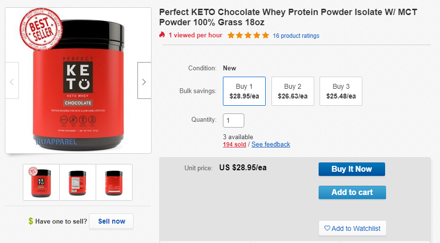 cheap protein powder perfect keto