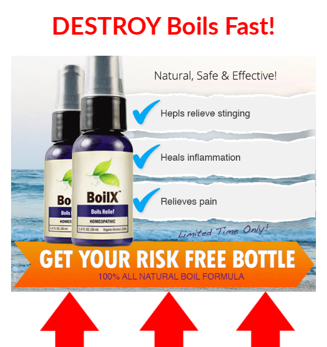 get rid of boils fast